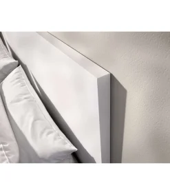 Cama matrimonio Laura acabado blanco, 100cm(alto) 146cm(ancho) 195.5cm(largo)