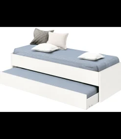 Cama nido Tibet acabado blanco, 54 cm(alto)202 cm(largo)97 cm(ancho)