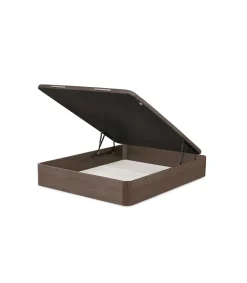 Canape abatible Global de Sonpura madera wengue tapa tapizada de 135x190.