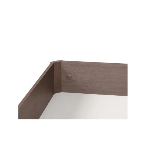 Canape abatible Global de Sonpura madera wengue tapa tapizada de 105x200.