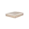 Canape abatible Line de Sonpura madera acabado roble cambrian tapa tapizada de 135x200.