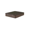 Canape abatible Line de Sonpura madera acabado wengue tapa tapizada de 135x200.