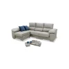 Chaiselongue reversible New Judith tapizado cemento, 260cm(ancho) 165cm(fondo) 104cm(altura).