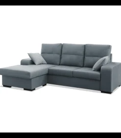 Chaiselongue reversible Nata color gris, 218cm(ancho) 145cm(fondo) 87cm(alto)