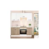 Cocina completa con encimera y con zocalo de 180 cm(ancho) color roble-blanco KIT-KIT
