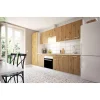 Cocina completa con zocalo y encimera 3 metros(ancho) color roble albar, KIT-KIT