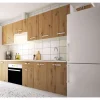 Cocina completa incluye zocalo y encimera 240 cm(ancho) color roble albar, KIT-KIT