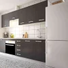 Cocina completa KIT-KIT NEW con zocalo y encimera 240 cm color gris