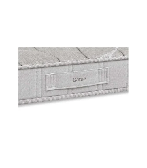 Colchoneta Game de Sonpura muelles ensacados HR con visco de 90x180x15cm de grosor.