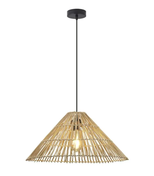 Colgante de 1 luz modelo Vinson acabado cuerda 35 cm(alto) 51 cm(ancho) 51 cm(fondo.