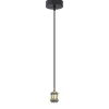 Colgante modelo Acebuche acabado negro/cuero 40 cm(alto)9 cm(ancho)9 cm(largo)