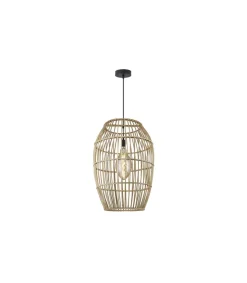 Colgante modelo Riviera acabado bambú, 72cm(alto) 50cm(ancho) 50cm(largo)