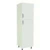 Columna de cocina de 2 puertas en blanco. 213 cm(alto)60 cm(ancho)60 cm(largo)