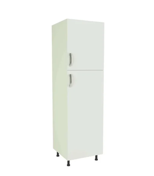Columna de cocina de 2 puertas en blanco. 213 cm(alto)60 cm(ancho)60 cm(largo)