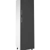 Columna de cocina de 2 puertas en gris parís. 213 cm(alto)60 cm(ancho)60 cm(largo)