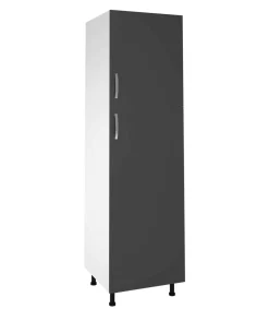 Columna de cocina de 2 puertas en gris parís. 213 cm(alto)60 cm(ancho)60 cm(largo)