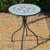 Conjunto de mesa + 2 sillones para terraza jardin mosaico Dorian/brasil-60/2,