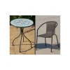 Conjunto de mesa y 2 sillones terraza jardin mosaico Berna/Brasil-60/2.