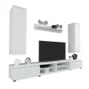 Conjunto salón Benzema acabado blanco 200cm(alto ) 220cm(ancho) 37cm(largo)
