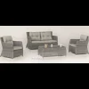 Conjunto sofá 2 plazas+ 2 sillones +mesa de centro en huitex color gris Ravella-7..