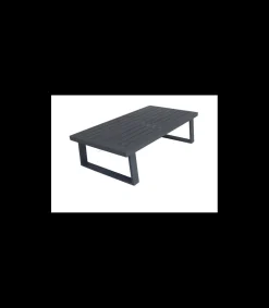 Conjunto terraza jardín aluminio Bolonia-8 con estructura en gris antracita.