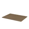 Costado visto para muebles bajos acabado nogal noceto, 85 cm(alto)60 cm(ancho)1,9 cm(largo)
