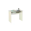 Escritorio Tierra color blanco con balda interior fija. 74 cm(alto)90 cm(ancho)50 cm(fondo)