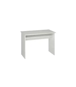 Escritorio Tierra color blanco con balda interior fija. 74 cm(alto)90 cm(ancho)50 cm(fondo)