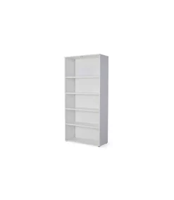 Estantería alta para oficina o estudio acabado blanco, 208.8 cm(alto)93 cm(ancho)42.5 cm(fondo).