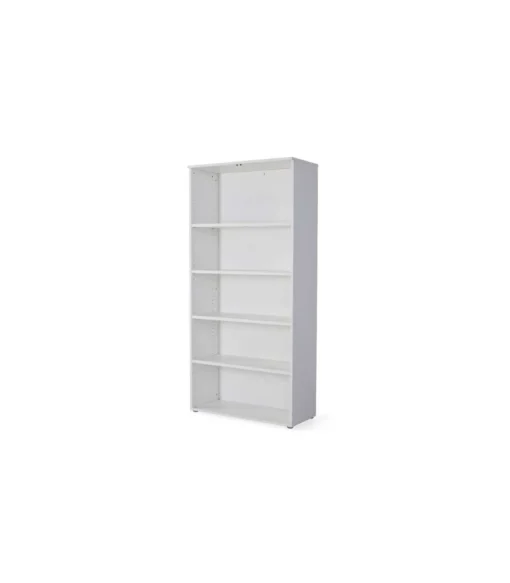 Estantería alta para oficina o estudio acabado blanco, 208.8 cm(alto)93 cm(ancho)42.5 cm(fondo).