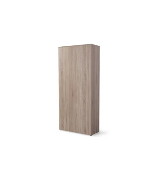 Estantería alta para oficina o estudio acabado olmo claro, 208.8 cm(alto)93 cm(ancho)42.5 cm(fondo).