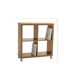 Estantería pequeña kubox 2x2 acabado maple, 83 cm(alto)76 cm(ancho)29 cm(fondo)