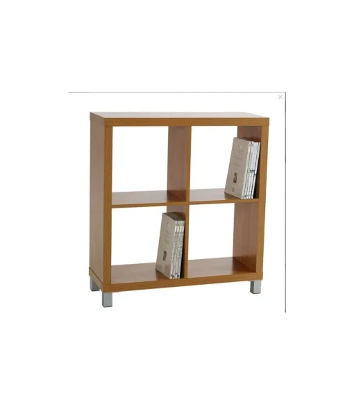Estantería pequeña kubox 2x2 acabado maple, 83 cm(alto)76 cm(ancho)29 cm(fondo)