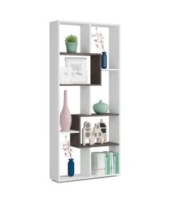 Estanteria para oficina o recibidores Doria. 180 cm(alto)80 cm(ancho)25 cm(fondo) .