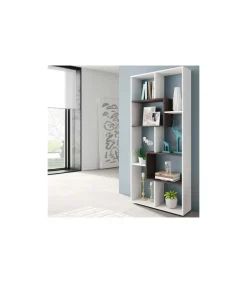 Estanteria para oficina o recibidores Doria. 180 cm(alto)80 cm(ancho)25 cm(fondo) .
