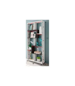 Estanteria para oficina o recibidores Doria. 180 cm(alto)80 cm(ancho)25 cm(fondo) .