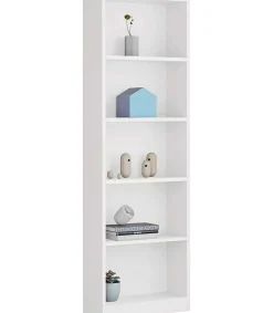 Estanteria seis baldas Children en blanco artik 180 cm(alto)52 cm(ancho)25 cm(fondo). .