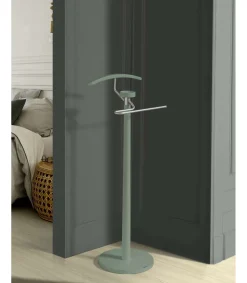 Galan 338 cromo satinado lacado en verde. 112 cm(alto), 46 cm(ancho), 34 cm(fondo)