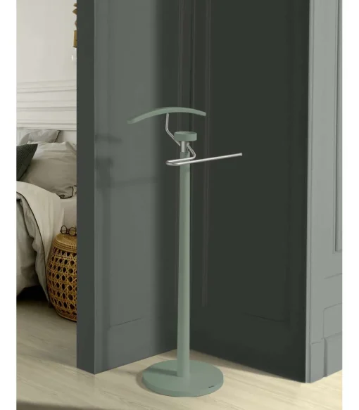 Galan 338 cromo satinado lacado en verde. 112 cm(alto), 46 cm(ancho), 34 cm(fondo)