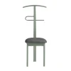 Galán 364 con asiento herrajes cromado satinado lacado en verde, 108 cm(alto)46 cm(ancho)44 cm(largo)