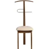 Galán 364 con asiento herrajes cromado satinado lacado en nogal, 108 cm(alto)46 cm(ancho)44 cm(largo)
