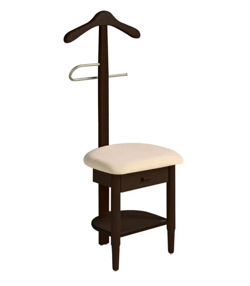 Galán 362 herraje cromo lacado en color wengué, 115cm(alto) 45cm(ancho) 41cm(largo)
