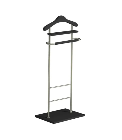 Galán 313 herraje cromo satinado lacado negro, 110cm(alto) 45cm(ancho) 28cm(largo)