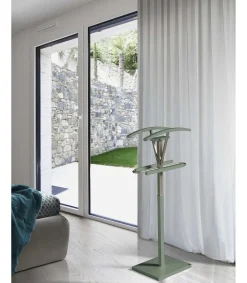 Galán 356 herraje cromo satinado lacado en color verde, 110 cm(alto)47 cm(ancho)34 cm(largo)