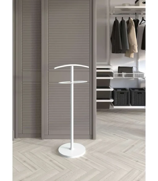 Galán 304 herraje metálicos lacado en color blanco, 109cm(alto) 46cm(ancho )34cm(largo)