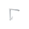 Grifo monomando Alemania en color blanco y cromo 31 cm(alto)18.8 cm(largo)