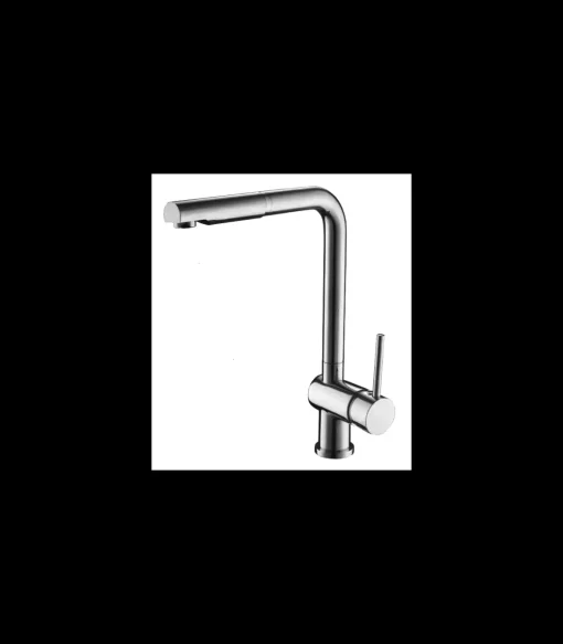 Grifo Monomando Fregadero extraible Belinda cromo. 36.5cm(alto) 26cm(largo).