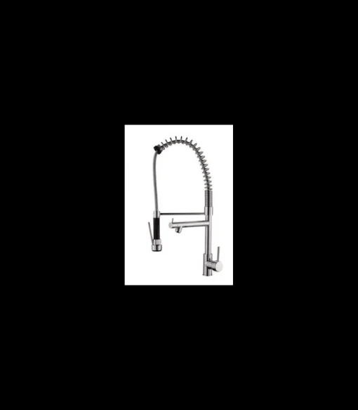 Grifo Monomando Fregadero Columna Industrial Doméstico Plus cromo. 68cm(alto) 25cm(largo).