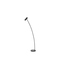 Lámpara de pie modelo Antia acabado negro, 149cm(alto) 23cm(ancho) 55cm(largo)
