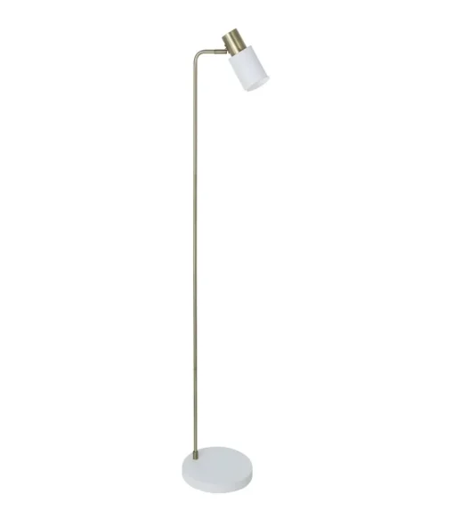 Lámpara de pie modelo Maena acabado blanco 143cm(alto) 23cm(ancho) 23cm(largo)